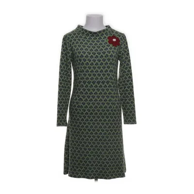 Klänning (Grön, Flerfärgad) från Du Milde Bomull, Elastan, Polyester, Viskos