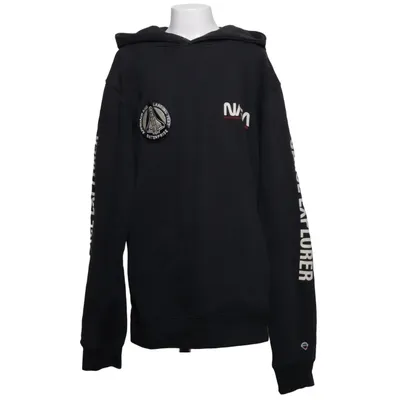 Huvtröja (Svart) från America Today Bomull, Polyester