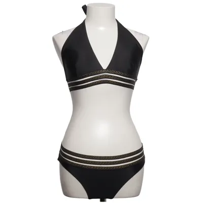 Bikini (Black, Gold) from Swimwear Elastane, Polyamide