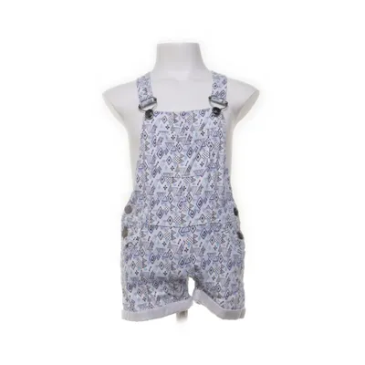 Hängselshorts (Blå, Vit) från Topolino Bomull, Elastan, Polyester