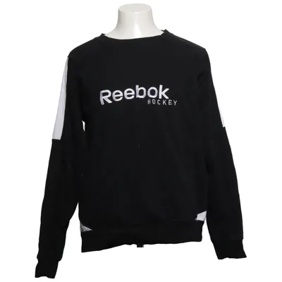 Sweatshirt (Noir, Blanc) de Reebok Hockey Coton, Polyester