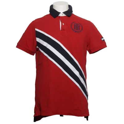 Polo (Rouge, Blanc, Bleu) de Tommy Hilfiger Coton