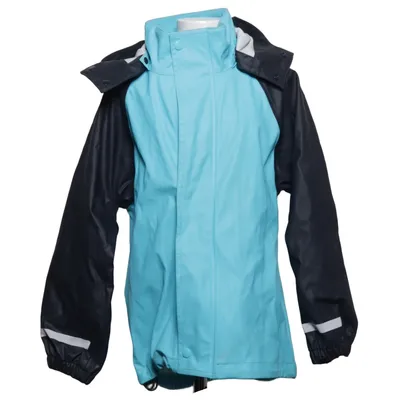 Regnjacka (Blå, Svart, Vit) från Kaxs by KappAhl Polyester, Polyuretan