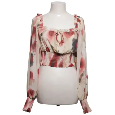 Crop top (Beige, Rød, Flerfarvet) fra NA-KD Reborn