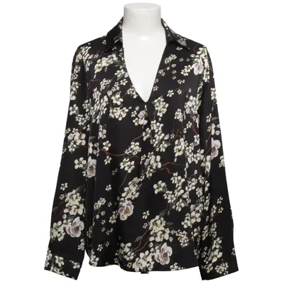 Bluse (Sort, Hvid, Flerfarvet) fra Queen's Fashion Collection Polyester