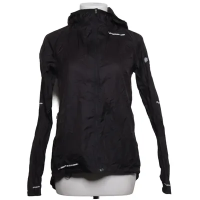 Regnjakke (Sort) fra Asics Polyamid, Polyester