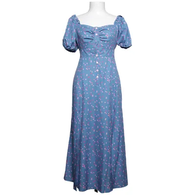 Klänning (Blå, Rosa) från Unique Vintage Elastan, Polyester