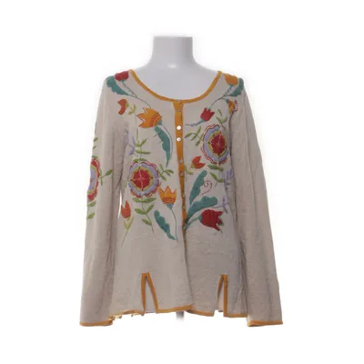 Cardigan (Beige, Meerkleurig) van Gudrun Sjödén Katoen, Wol
