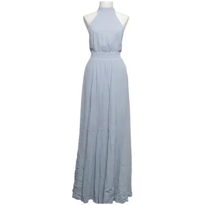 Halternek jurk (Blauw) van Reformation Viscose