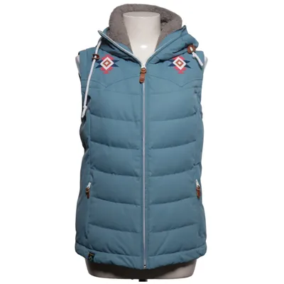 Outdoor vest (Blauw) van Maloja Dons, Veer, Nylon, Polyester, Polyurethaan