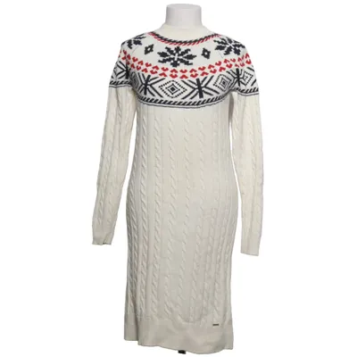 Dress (White, Multicolored) from Holly & Whyte by Lindex Cotton, Polyamide, Wool