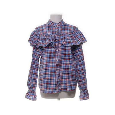 Blouse (Blauw, Rood) van New Collection Katoen