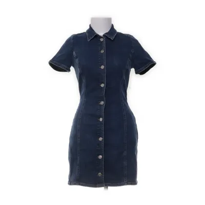 Jeansklänning (Blå) från Zara Authentic Denim by TRF Bomull, Elastan