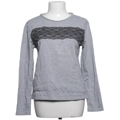 Långärmad t-shirt (Grå, Svart) från Tom Tailor Bomull, Viskos