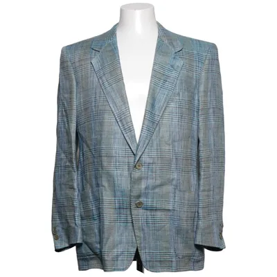 Blazer (Bleu, Gris, Multicolore) de Corneliani Cupro, Lin