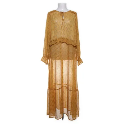 Långklänning (Gul, Flerfärgad) från Rue de Femme Metallfiber, Polyester