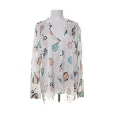 Blouse (White, Multicolored) from Herzen´s Angelegenheit Elastane, Silk
