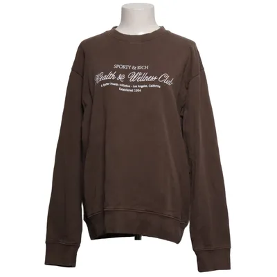 Sweatshirt (Marron) de Sporty & Rich Coton