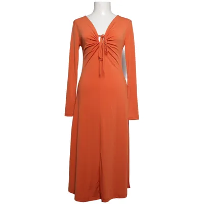 Maxi dress (Orange) from Stradivarius Elastane, Polyester