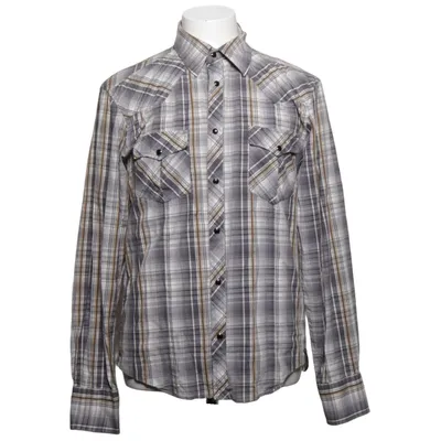 Buttondown-skjorta (Grå, Flerfärgad) från Jack & Jones Vintage Denim Bomull