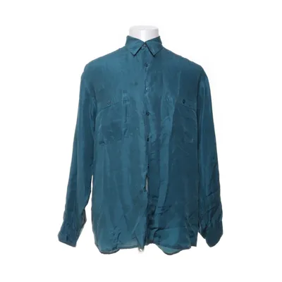 Shirt (Petrol) van Pura Seta Zijde