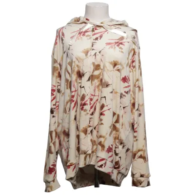 Hoodie (Beige, Multicolored) from MyWear Woman Elastane, Polyester