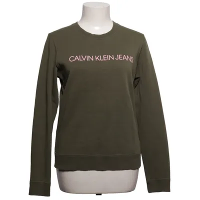 Collegetröja (Grön) från Calvin Klein Jeans Bomull, Polyester