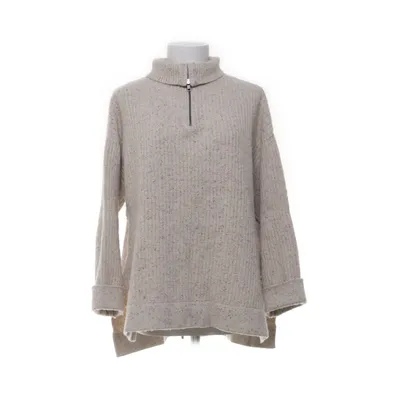 Sweater (Beige) fra MSCH Copenhagen Bomuld, Uld, Genanvendt polyester