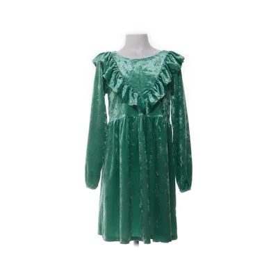Klänning (Grön) från H&M Elastan, Polyester
