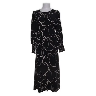 Robe longue (Noir, Blanc) de Visual Clothing Project Polyester