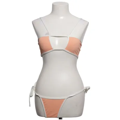 Bikini (Rose, Blanc) de Zaful Élasthane, Polyamide