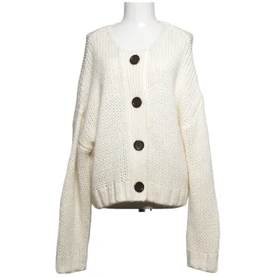 Cardigan (Hvid) fra Zara Knit Akryl, Mohair, Uld