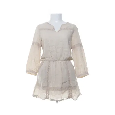 Kjole (Beige) fra Anine Bing Bomuld, Linned