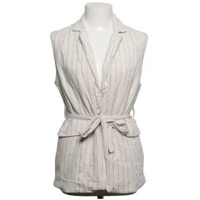 Vest (Beige) from Knitwear Linen, Viscose