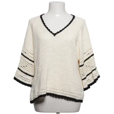 Sweater (Beige, Black) from Indiska Recycled cotton, Recycled polyester
