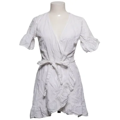 Omlottklänning (Vit) från NLY Trend Bomull, Polyester