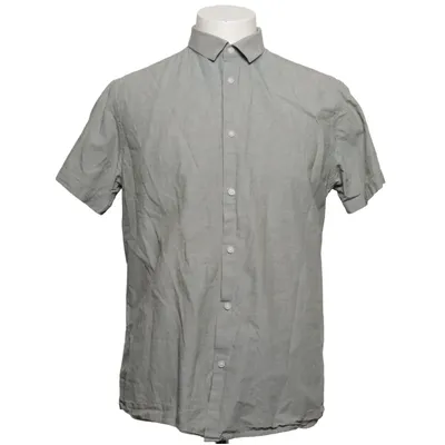 Short sleeve shirt (Gray) from Selected Homme Linen, Organic cotton