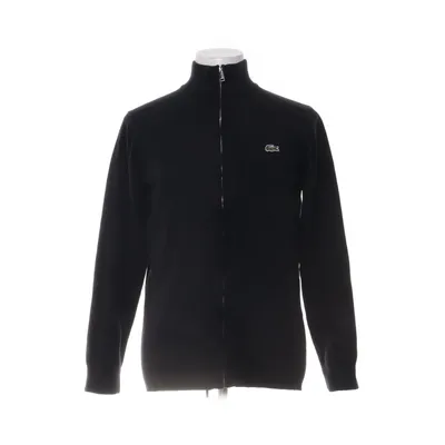 Cardigan (Black) from Lacoste Cotton, Polyamide, Wool