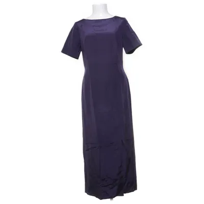 Maxi jurk (Lila) van Mara Manzona Linnen, Nylon, Viscose