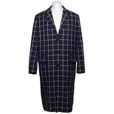 Frakke (Sort, Blå, Hvid) fra H&M Studio Polyester, Viscose