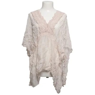 Strandjurk (Beige) van Blossun Zijde, Viscose