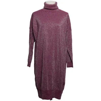 Jurk met col (Lila, Zilver) van Impress Acryl, Katoen, Viscose, Wol