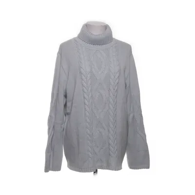 Turtleneck (Gray) from Faber Acrylic, Cotton, Merino wool