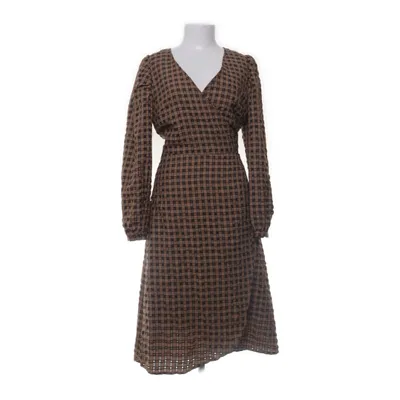 Slå-om-kjole (Beige) fra Moves Polyester, Viscose