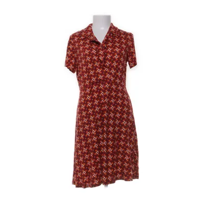 Dress (Red, Multicolored) from Surkana Elastane, Viscose