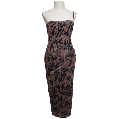 Robe (Beige, Noir) de Naanaa Élasthane, Polyester