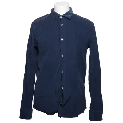 Shirt (Blue) from Mastricamiciai Cotton, Elastane