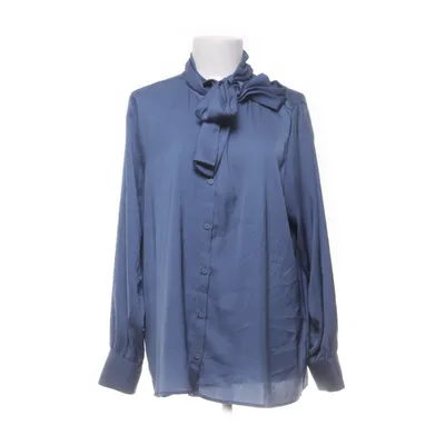 Strikblouse (Blauw) van H&M Modern Classic Polyester