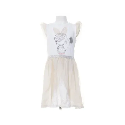 Kjole (Hvid, Beige) fra LC Waikiki Bomuld, Polyester