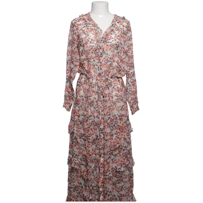 Maxi dress (White, Red, Multicolored) from Saloni Silk